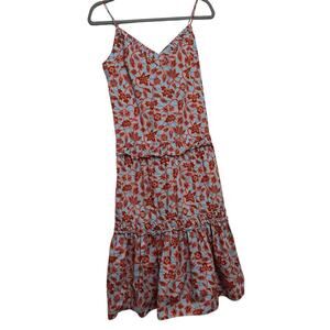 Derek Lam women’s NWOT’s floral tiered knee length shift dress. Size 4